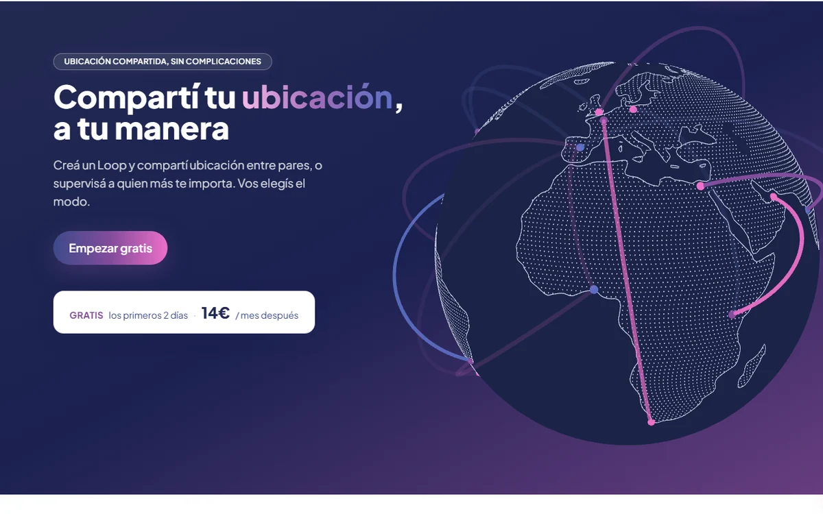Loopy, app de ubicación compartida en tiempo real